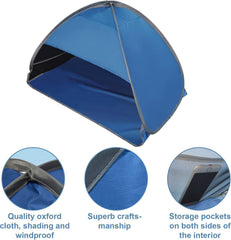 Pop-Up-Strand-Sonnenzelt faltbarer Sonnenschutz UV winddicht