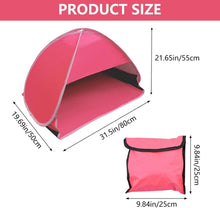 Pop-Up Strand Sonnenzelt Mini-Sonnenschutz Anti-UV Camping