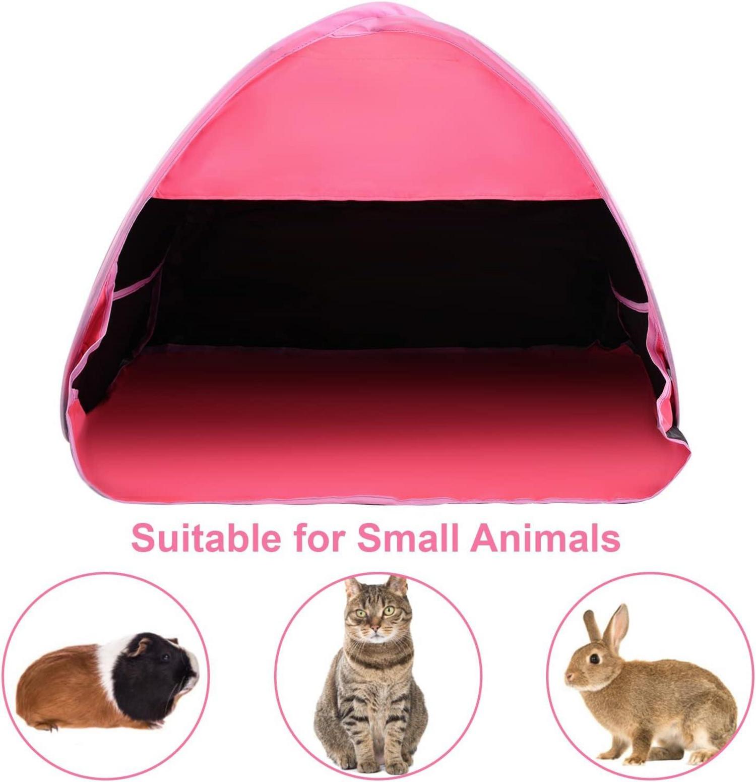 Pop-Up Strand-Sonnenzelt Mini in Rosenrot für Anti-UV Camping 80x50x55cm