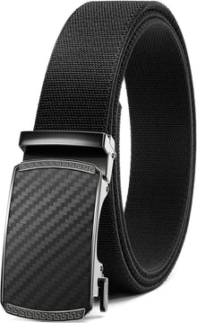 Nylon Stretchgürtel Herren Golf Ratsche Automatikschließe 35mm