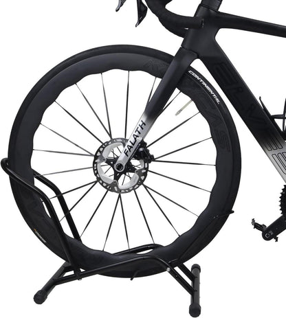 Fahrradständer Professional Boden Freistehend Halter für Mountainbike Schwarz