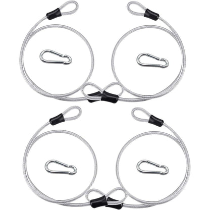 Sicherheitskabelschloss Stahlseil Ösen Diebstahlsicherung