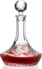 Kristall Wein Karaffe mit Stopfen für Whisky und Bourbon 1250ml