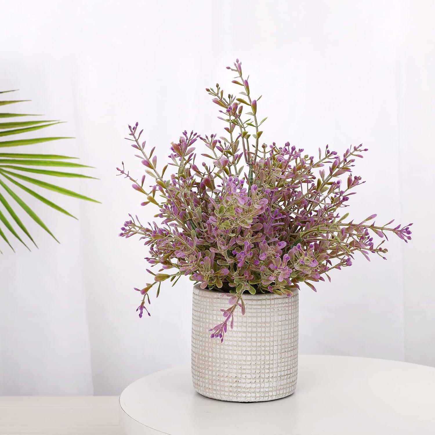 Künstliche Eukalyptus Pflanzen Set 3 Stück Deko Innen Schlafzimmer Küche