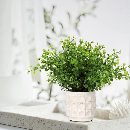 3 Stück Künstliche Eukalyptus Pflanzen Plastik Innen Deko