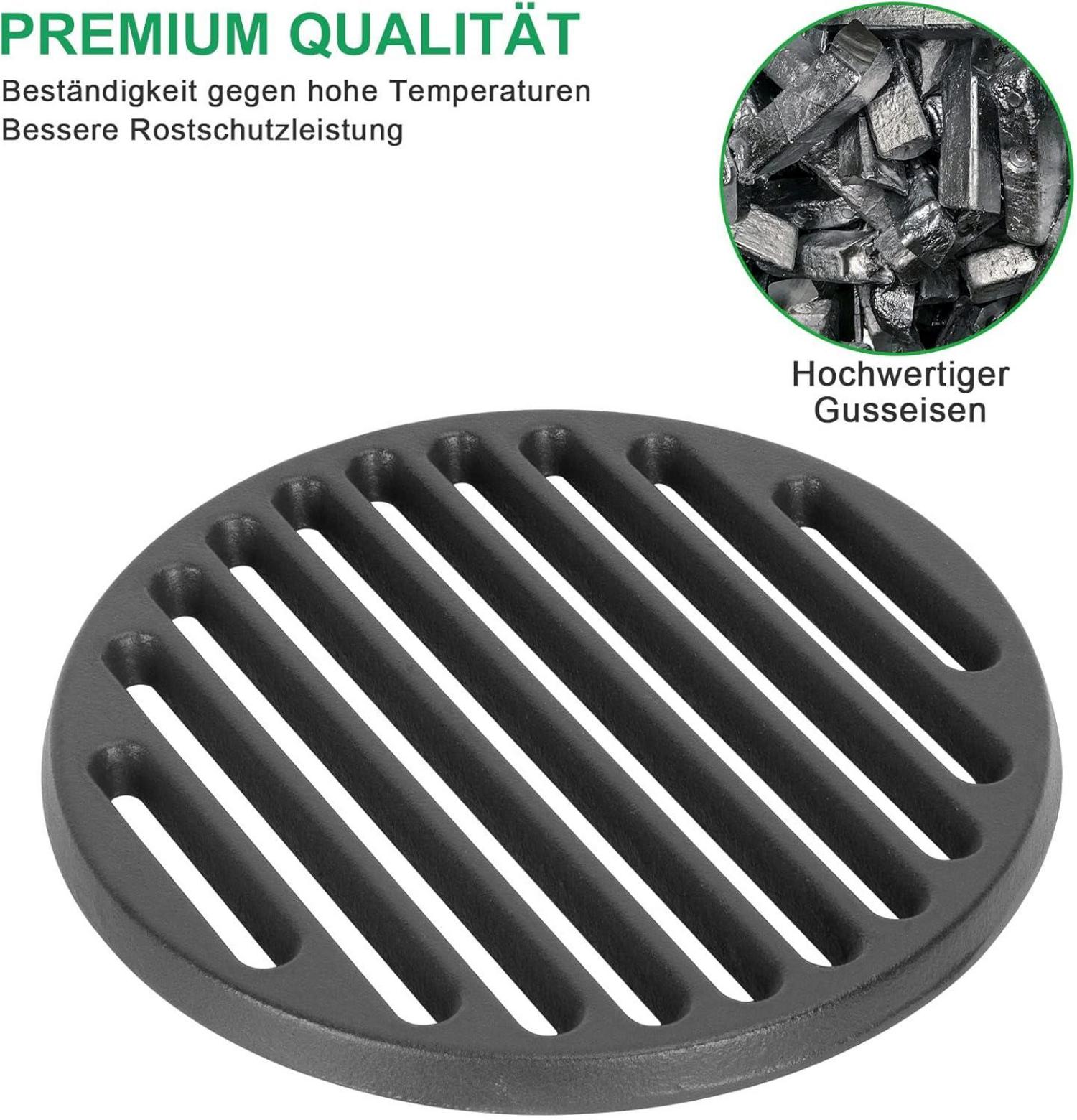Feuerrost Gussrost Ø 20cm Ofenrost für viele Kamine & Öfen