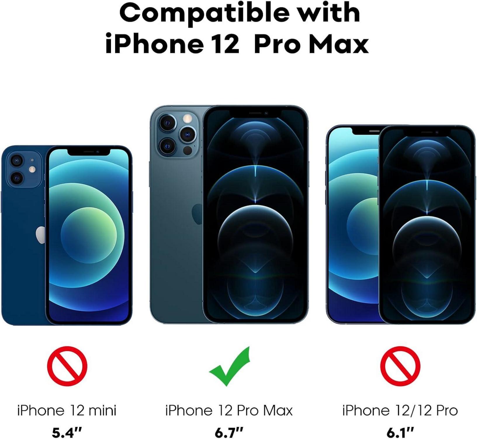 Schutzfolie iPhone 12 Pro Max 6,7 Zoll Panzer Glas HD Klar