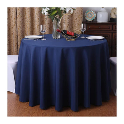 Runde Tischdecke Navy 360cm – Küchentisch, Couchtisch, Party