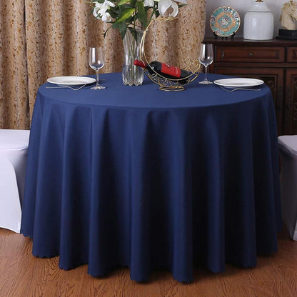 Runde Tischdecke Navy 360cm – Küchentisch, Couchtisch, Party