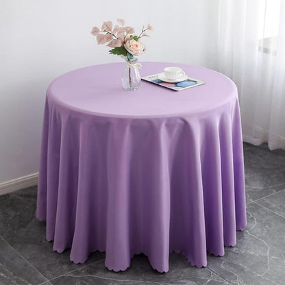 Runde Tischdecke Volett A 360cm – Polyester Tischwäsche für Party & Hochzeit