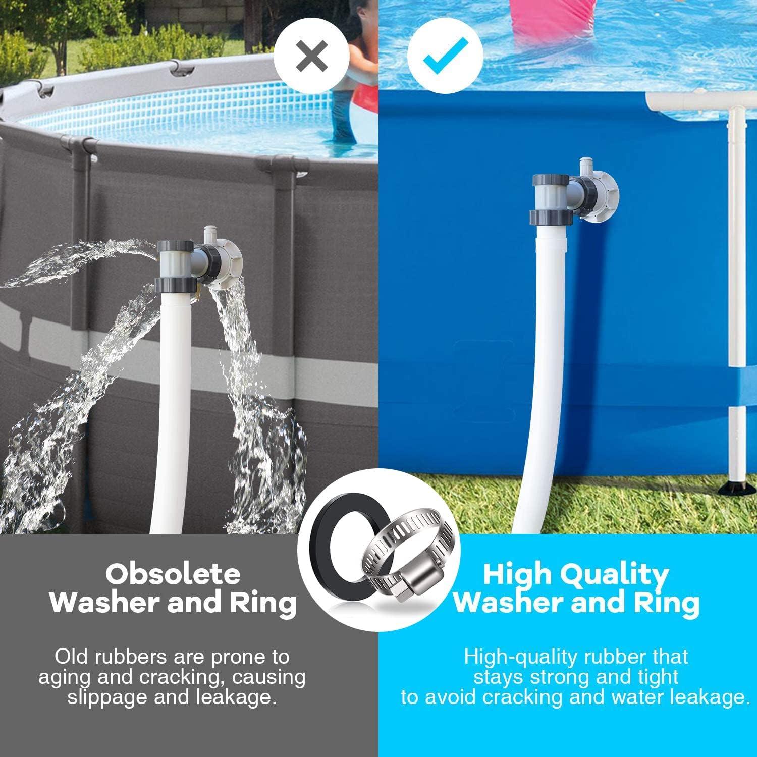 Poolschlauch Adapter für Intex Pool Ø 32 38mm 2er Pack