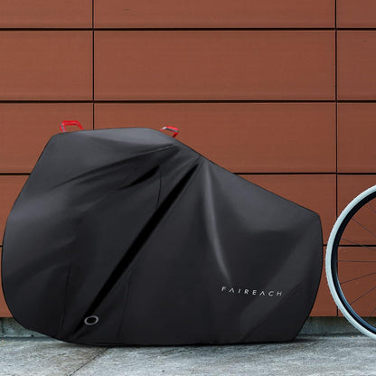 Fahrradabdeckung 2-Fahrräder Wasserdicht Schlosslöcher Schwarz UV-Schutz