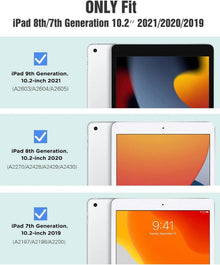 iPad 9. Generation Hülle 10,2 Zoll Smart Cover Blaugrün