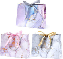 Geschenktüten 3 Stück Marmor Design 25x20x12.5cm Partytüten