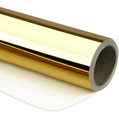 Goldfarbenes Geschenkpapier – Metallic, 44,5 cm x 10 m