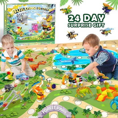 2024 Adventskalender Weihnachtskalender Puzzle-Spielzeug