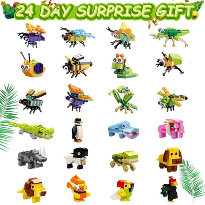 2024 Adventskalender Weihnachtskalender Puzzle-Spielzeug