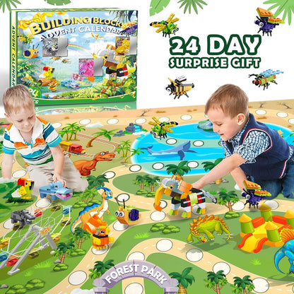 2024 Adventskalender Weihnachtskalender Puzzle-Spielzeug