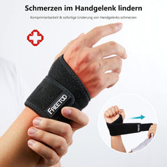 Handgelenk Bandagen 2er-Pack für Kraftsport