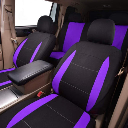 Auto Sitzbezug Set mit Fußmatten, Lila