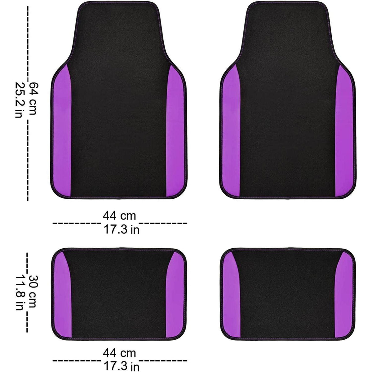 Auto Sitzbezug Set mit Fußmatten, Lila