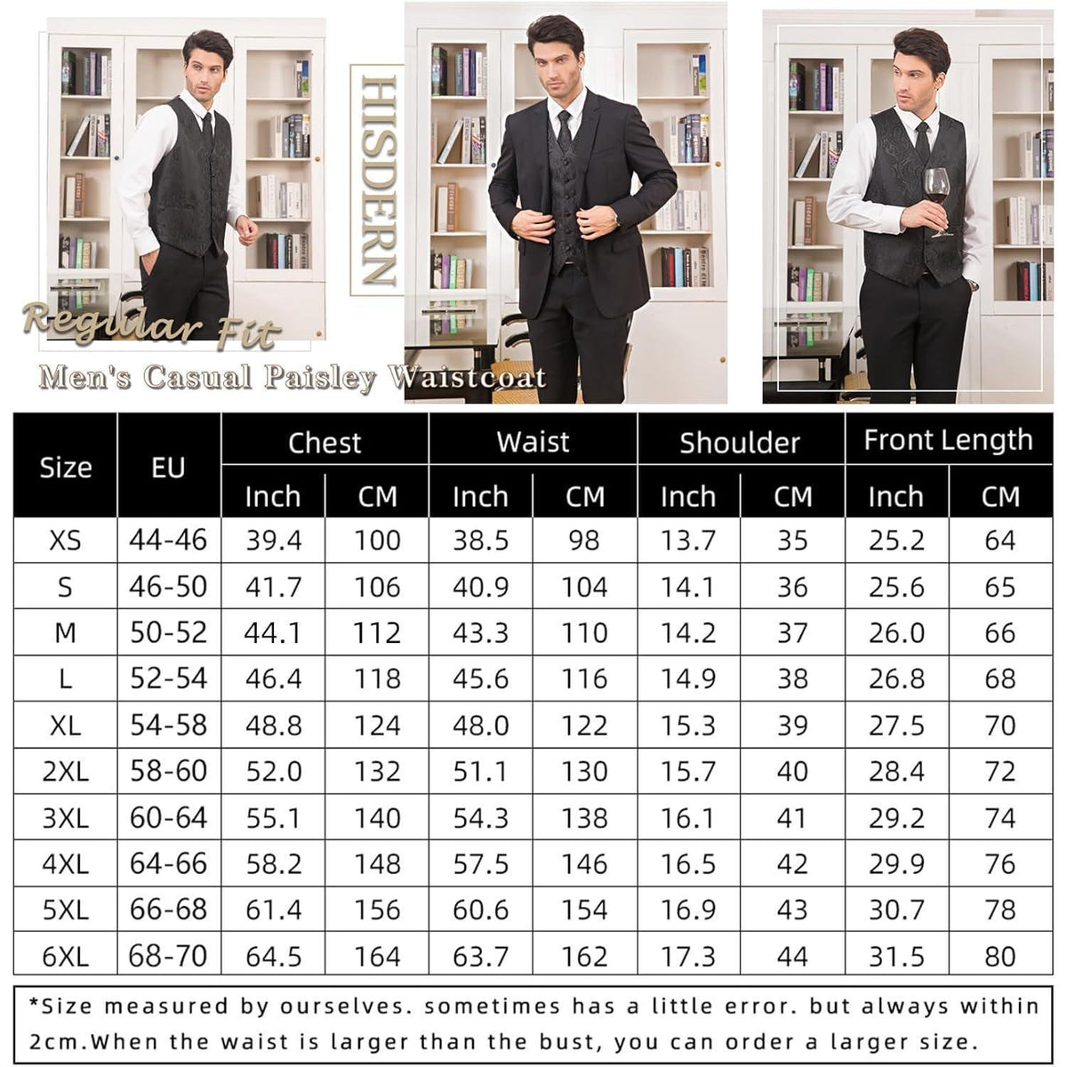 Herren Jacquard Weste Krawatte Einstecktuch Set XL Weiß