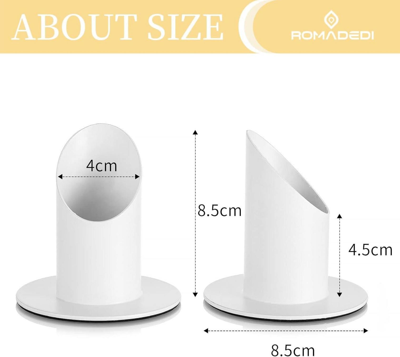 Kerzenständer Metall 4cm für Taufkerze Kommunion in