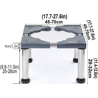 Verstellbares Kühlschrank Untergestell 45-70cm, 25cm Höhe