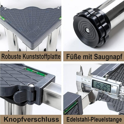 Verstellbares Kühlschrank Untergestell 45-70cm, 10-25cm Höhe
