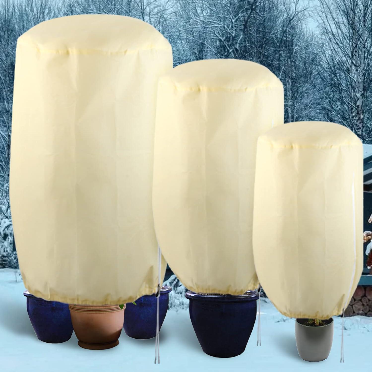 Winterschutz 200x200x240cm 80g/m² für Kübelpflanzen Frostschutz