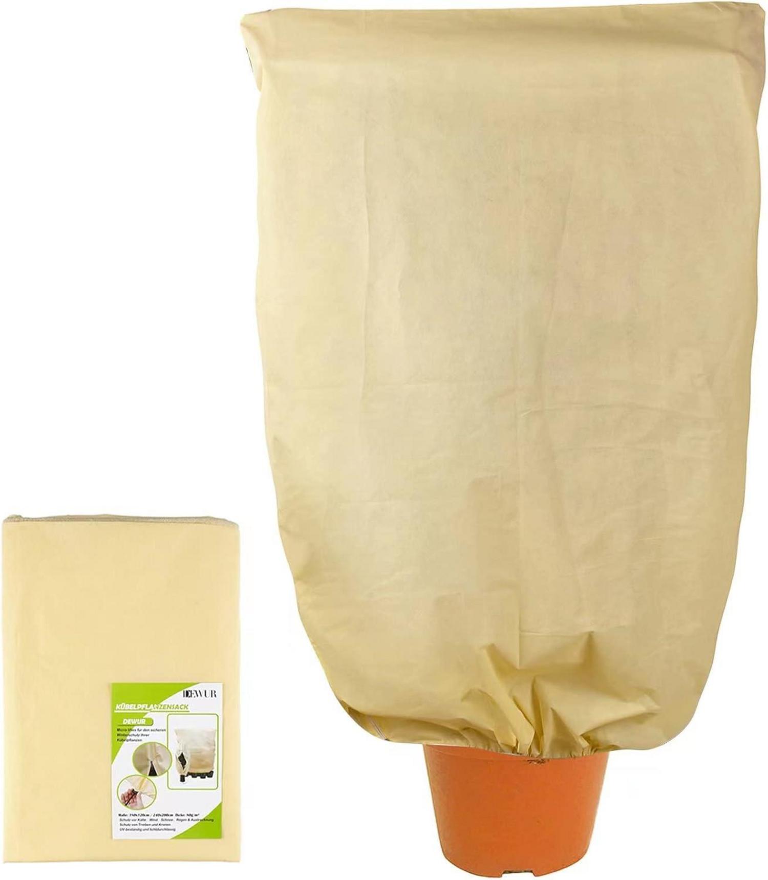 DEWUR Vlies Winterschutz Pflanzen Frostschutz Palmen Tomaten Oleander