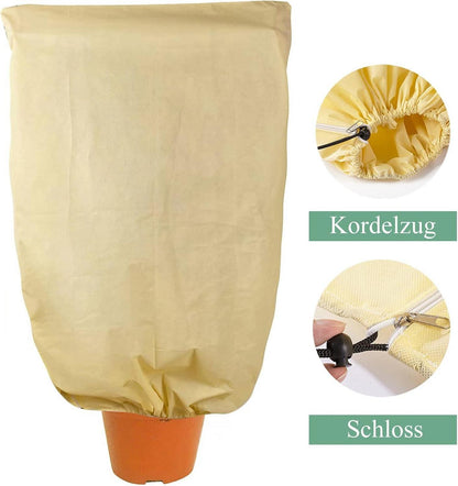 DEWUR 80g Vlies Pflanzen Winterschutz Kübelpflanzen Frostschutz 80x100cm