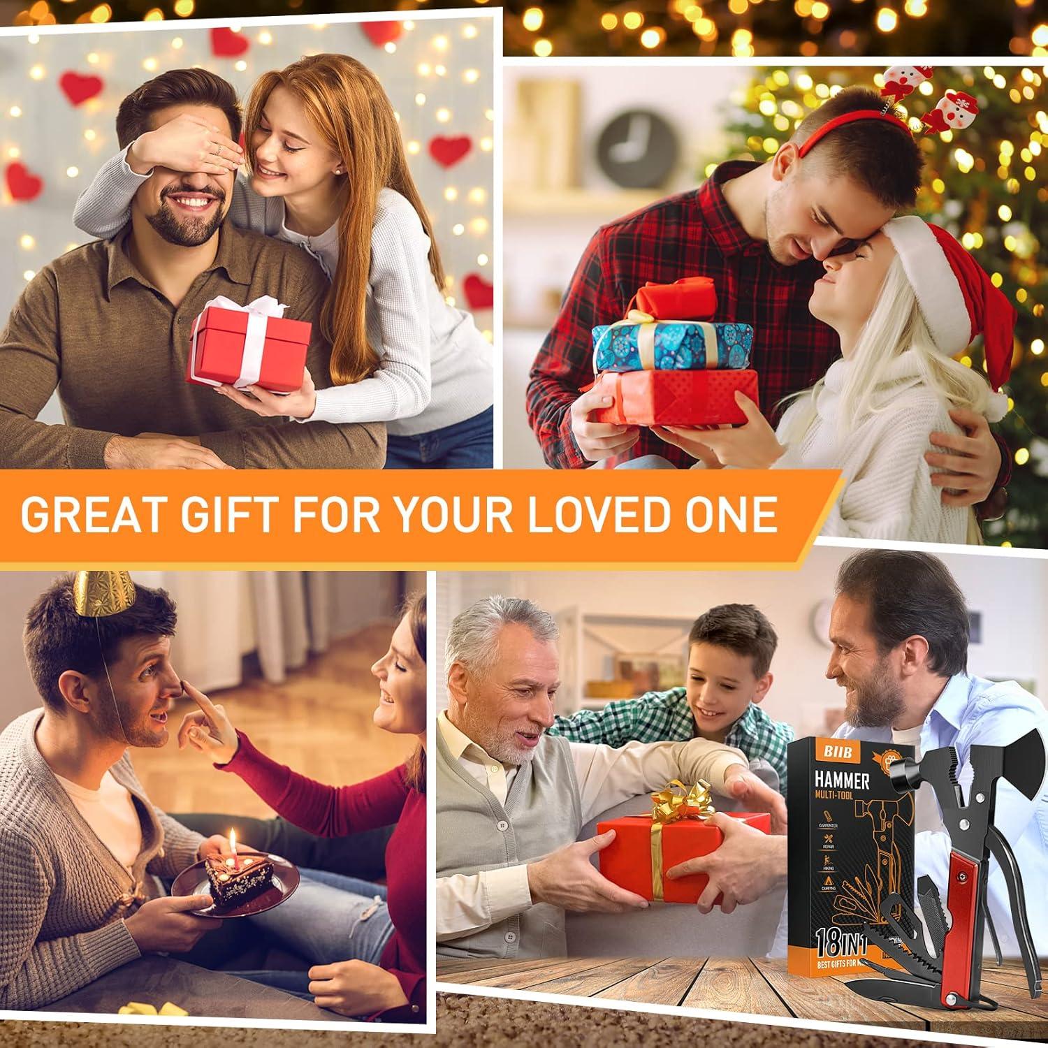BIIB Multifunktionswerkzeug 18-in-1 Vatertagsgeschenk Weihnachtsgeschenke Männer
