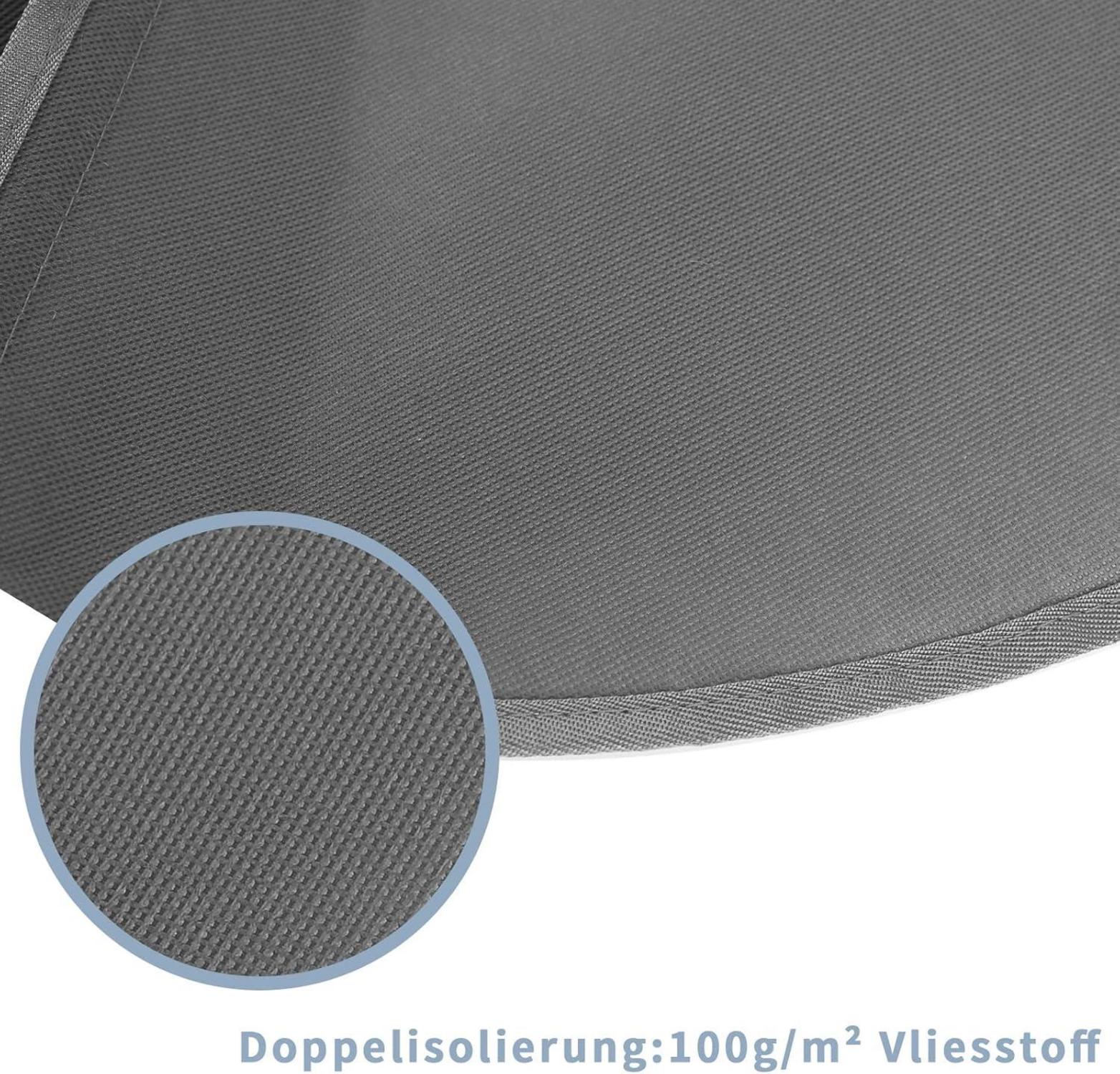 Palmen Winterschutz Ø100cm Kordelzug Frostschutz Grau