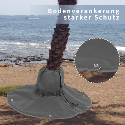 Winterschutz Palmenwurzelschutz Kälteschutz Pflanzen Bäume Ø100cm Grau