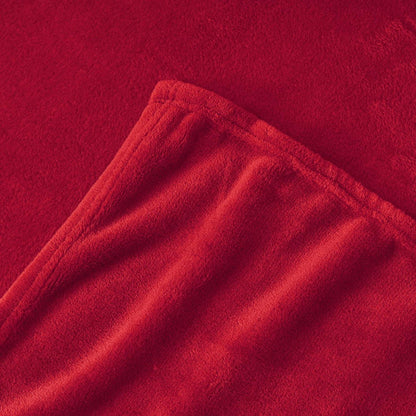 Kuscheldecke Rot XXL 220x240 cm Flauschig Weich Warm
