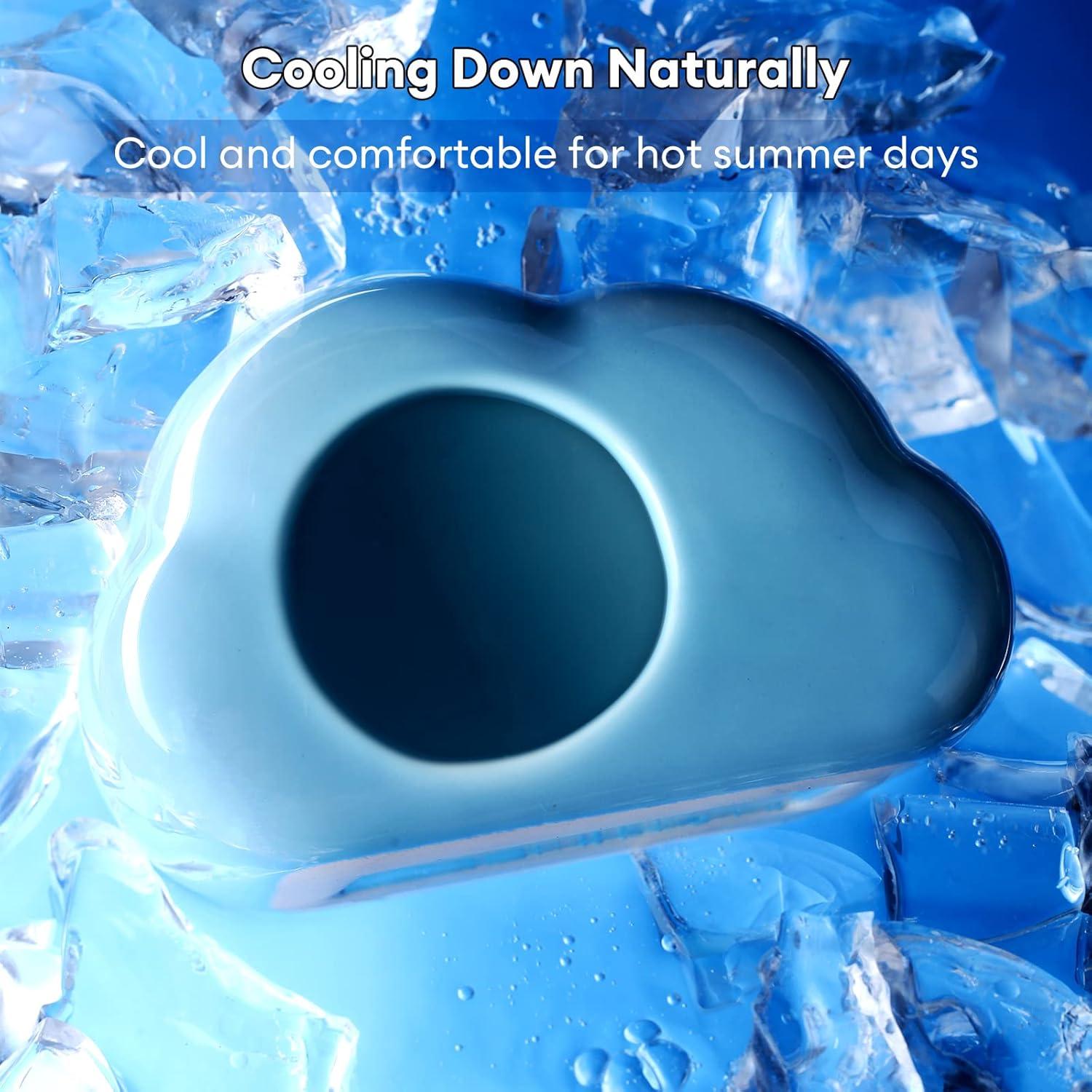 Keramikhaus für Hamster mit Wolken-Form Tunnel, Kühles