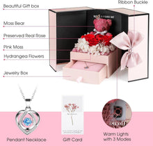 ADDWel Ewige Rose Damen Halskette Silber 925 Geschenkbox