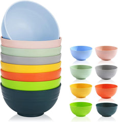 Plastik Schüssel Set 8 Farben 760 ml wiederverwendbar langlebig für