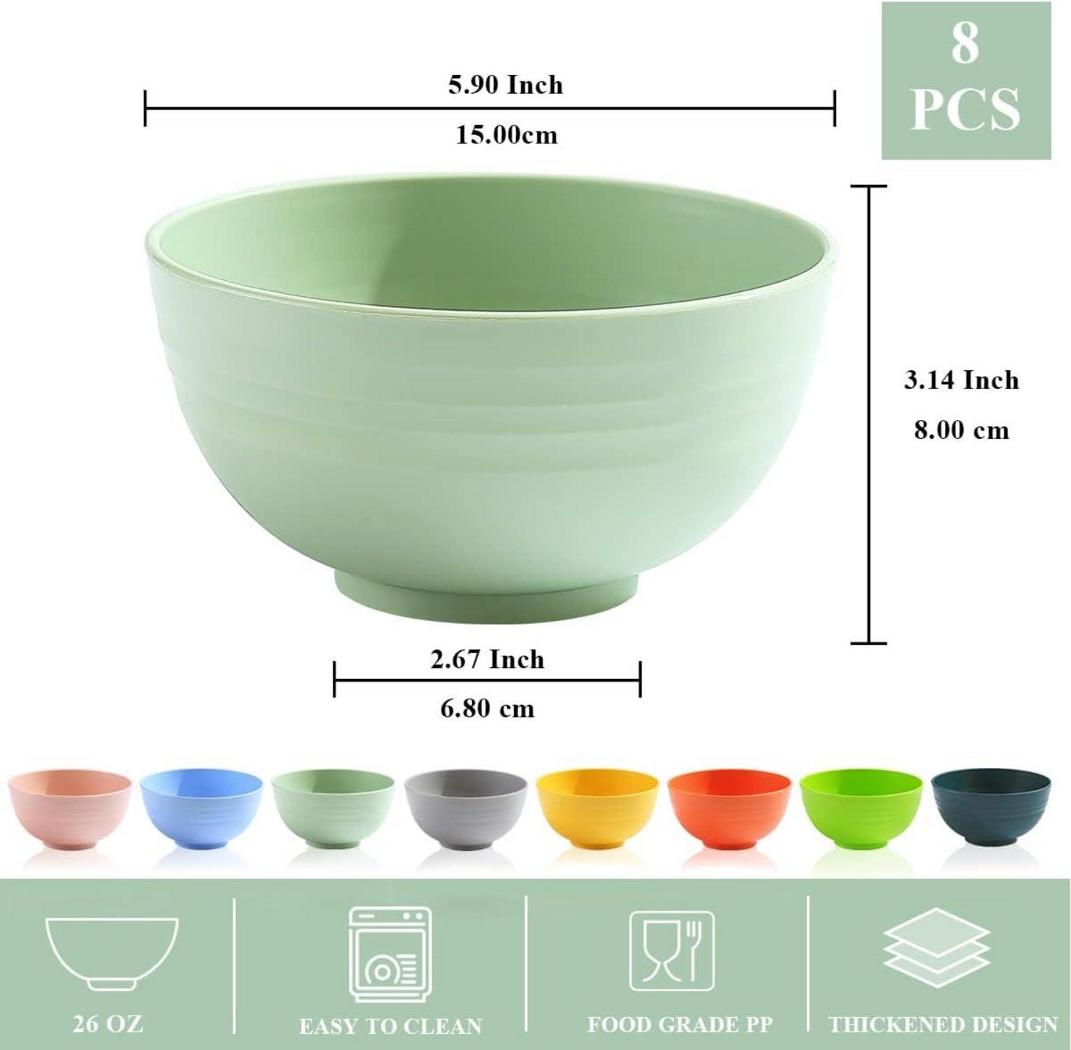 8er Set Berglander Plastik Schüsseln 760 ml