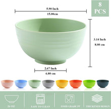8er Set Berglander Plastik Schüsseln 760 ml