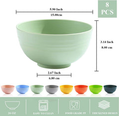 8er Set Berglander Plastik Schüsseln 760 ml