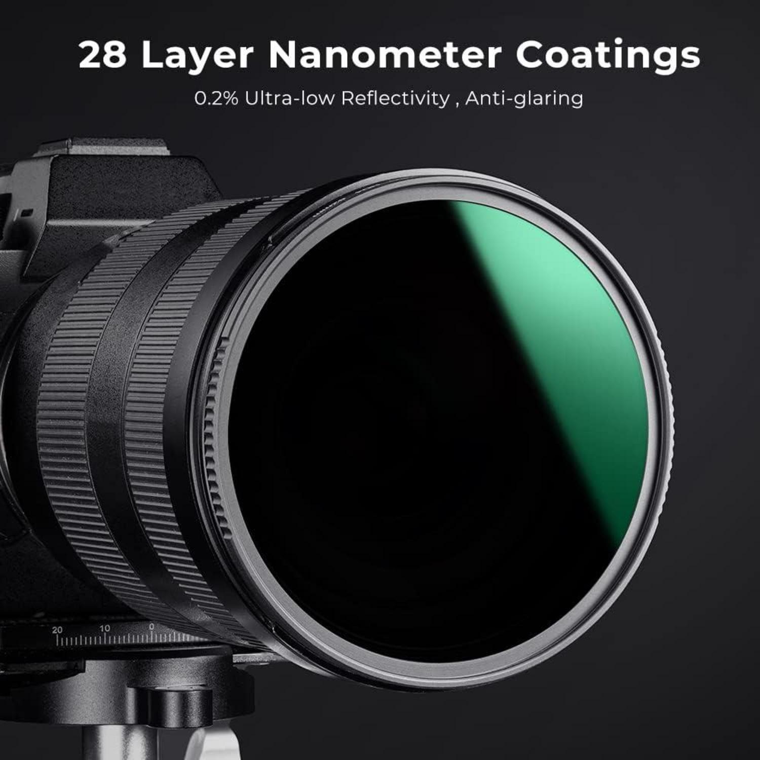 105mm ND1000 Graufilter Slim Neutral ND Filter für Langzeitbelichtung