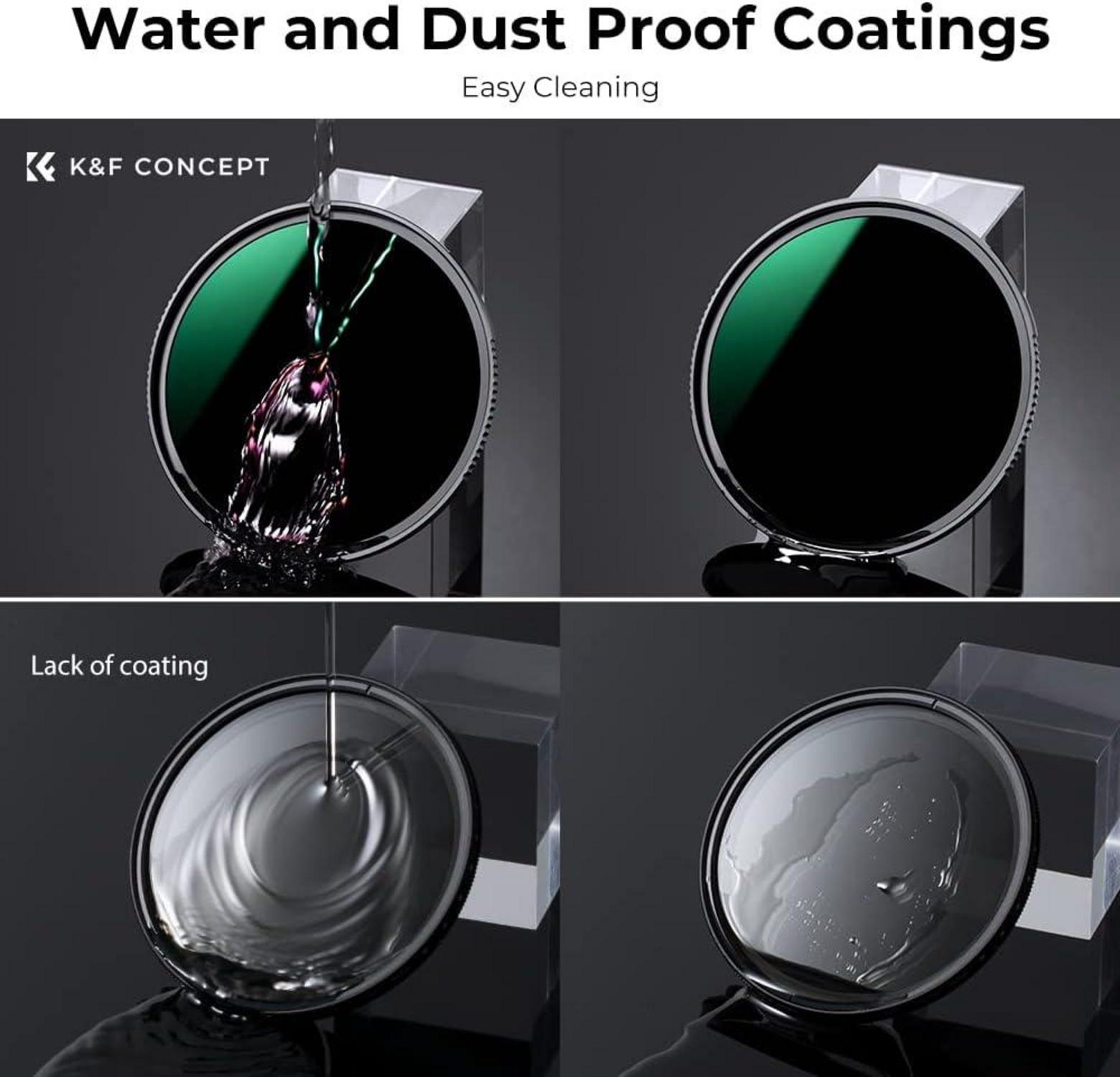 105mm ND1000 Slim Neutral Graufilter 10 Stop ND Filter Nano-X