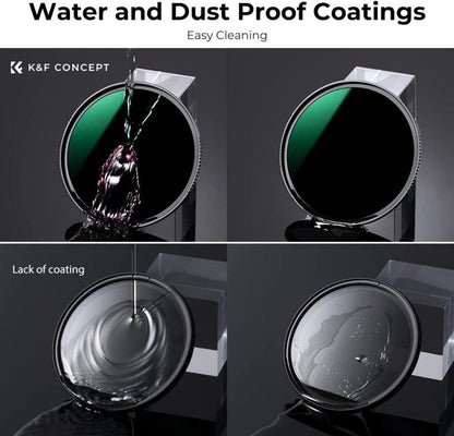 105mm ND1000 Slim Neutral Graufilter 10 Stop ND Filter Nano-X