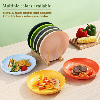 Berglander 8-Farben Teller Set 23cm, Wiederverwendbar Mikrowellenfest Spülmaschinenfest