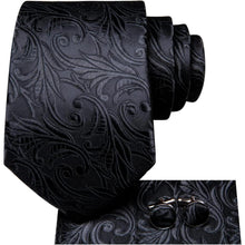 Krawatten Set Schwarz Geschenke für Männer Herren Krawatte