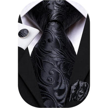 Krawatten Set Schwarz Geschenke für Männer Herren Krawatte