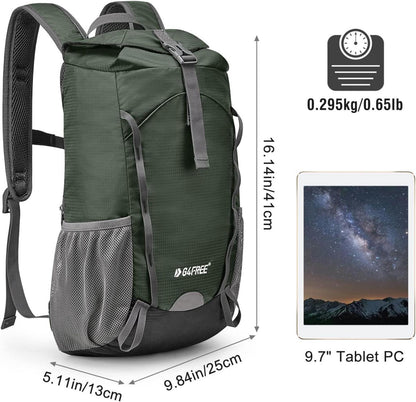 Ultraleichter Faltbarer Kleiner Trekkingrucksack 15L für
