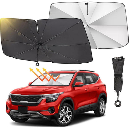 Sonnenschutz Auto Windschutzscheibe UV-Schutz 2024 Upgrade